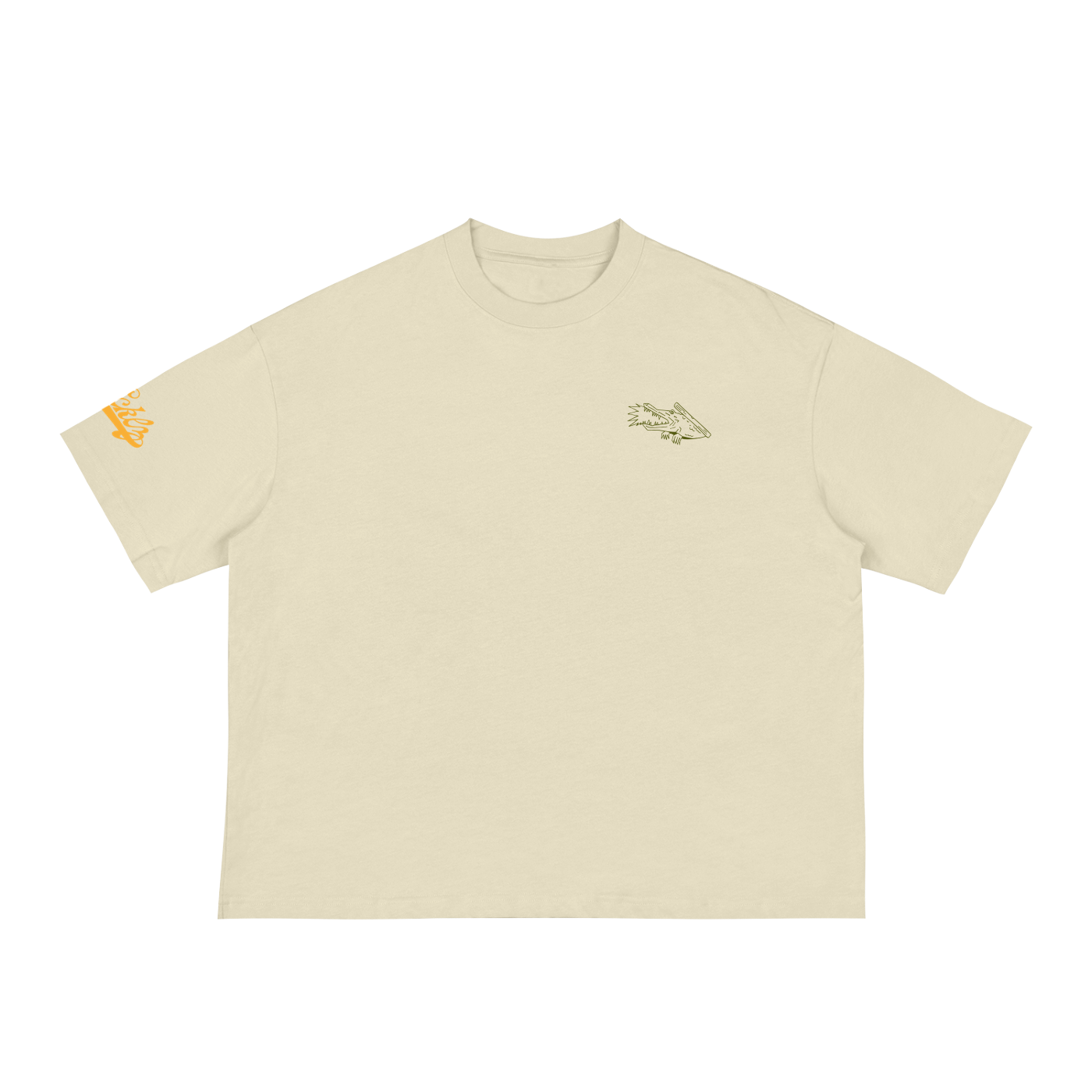 Cream Shirt Train Design L