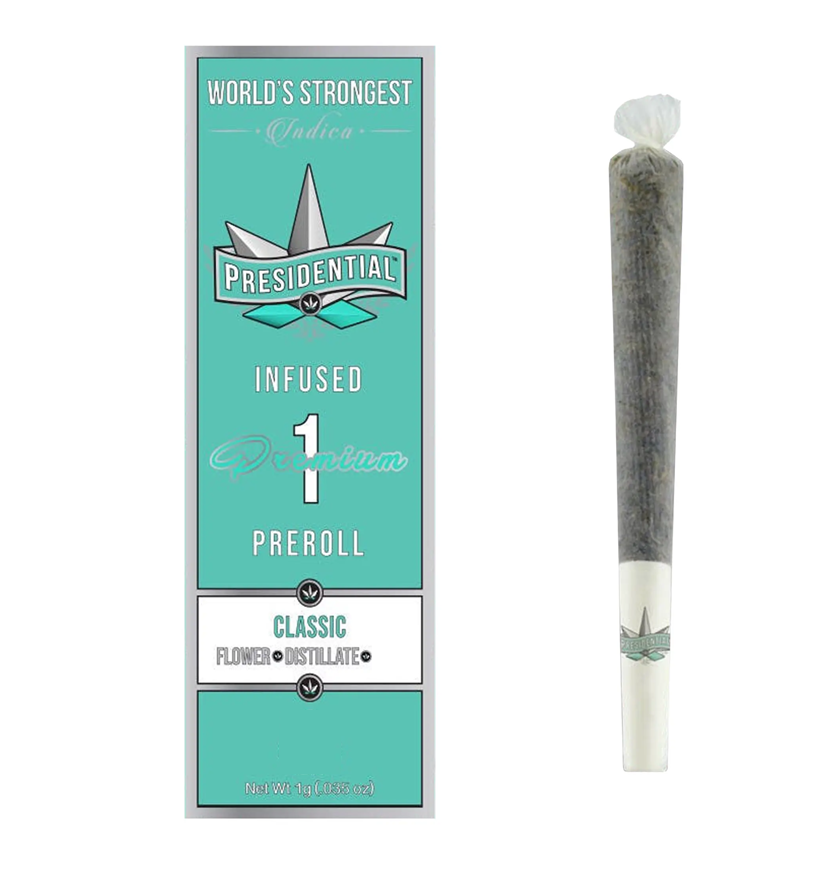 Presidential | [Classic] Presidential | Distillate Diamonds Moon Rock Pre-Roll 1g
