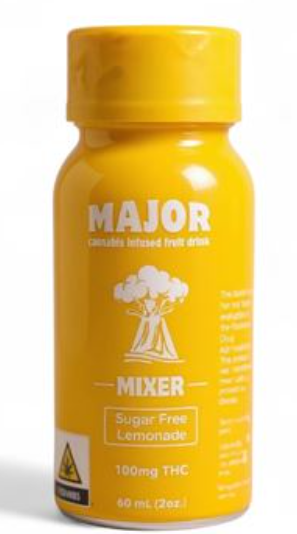 Major - Sugar Free Lemonade - 100mg - Drink Mixer