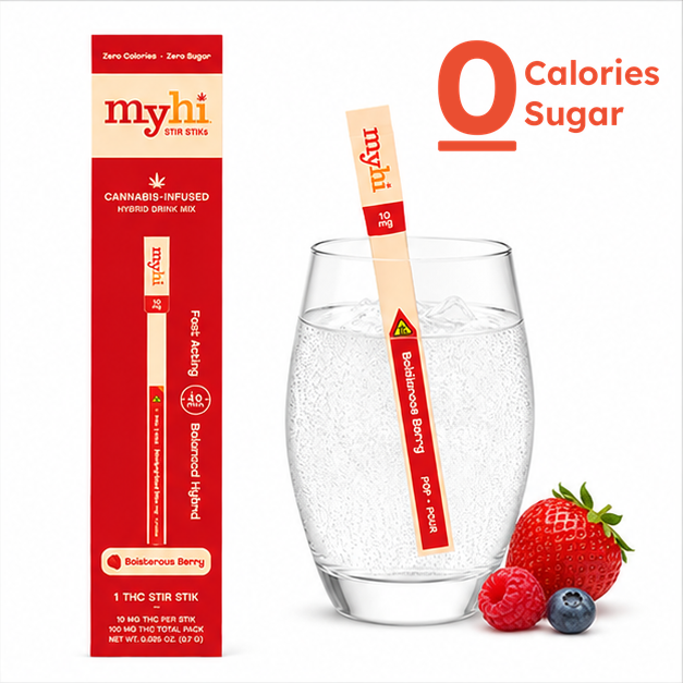 Boisterous Berry - Beverage Stir STIKs -  Single (10mg)