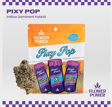 Flower | Pre-Packed | Pixy Pop | 3.5g | Flower Power