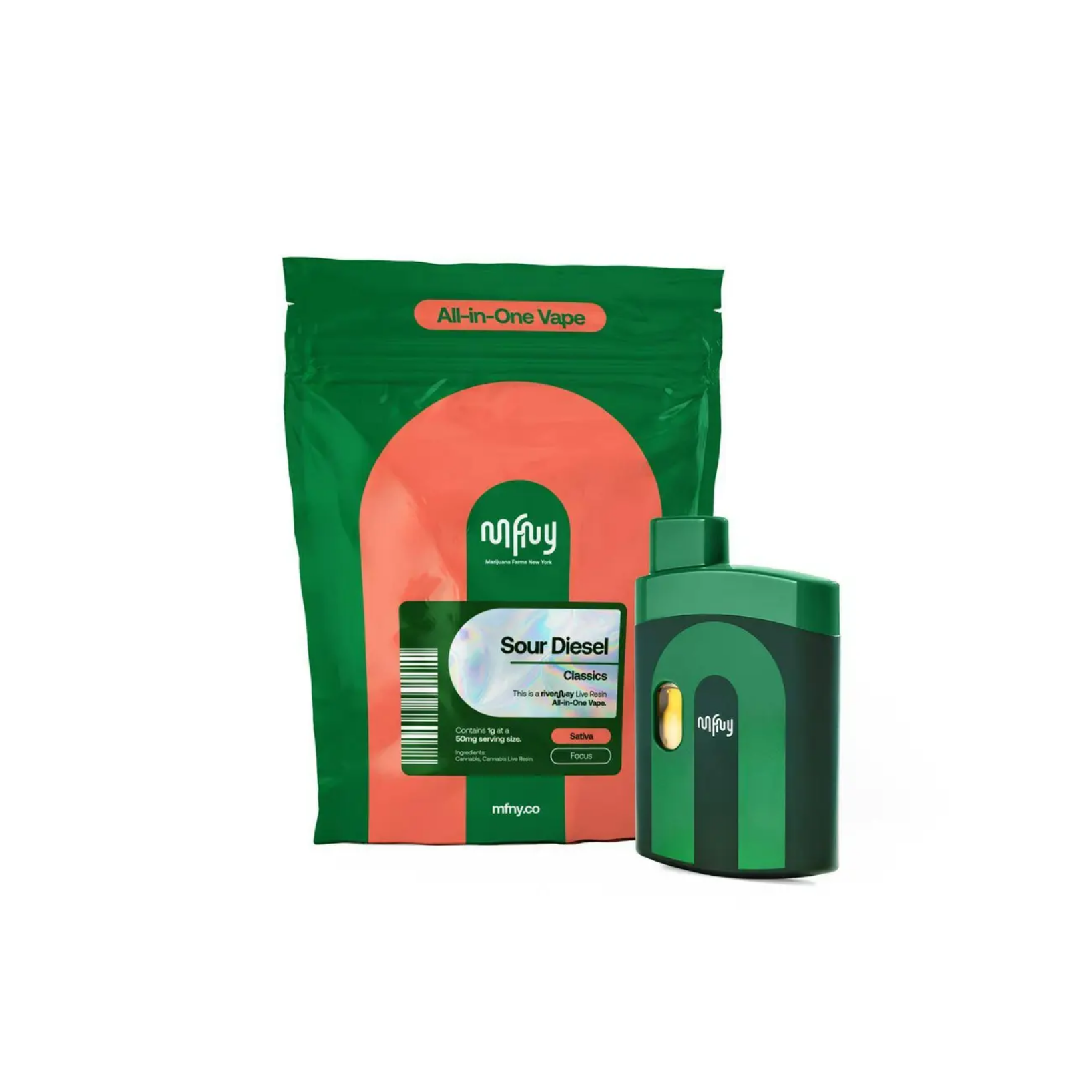 MFNY - Sour Diesel Live Resin Disposable Vape - 1g