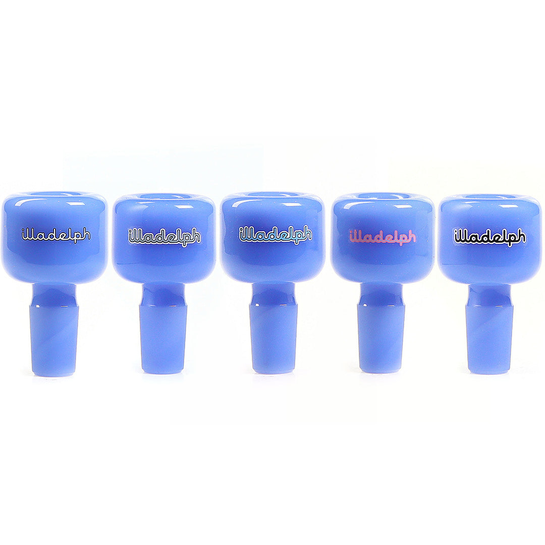 Milky Blue Honeypot Slide 14mm