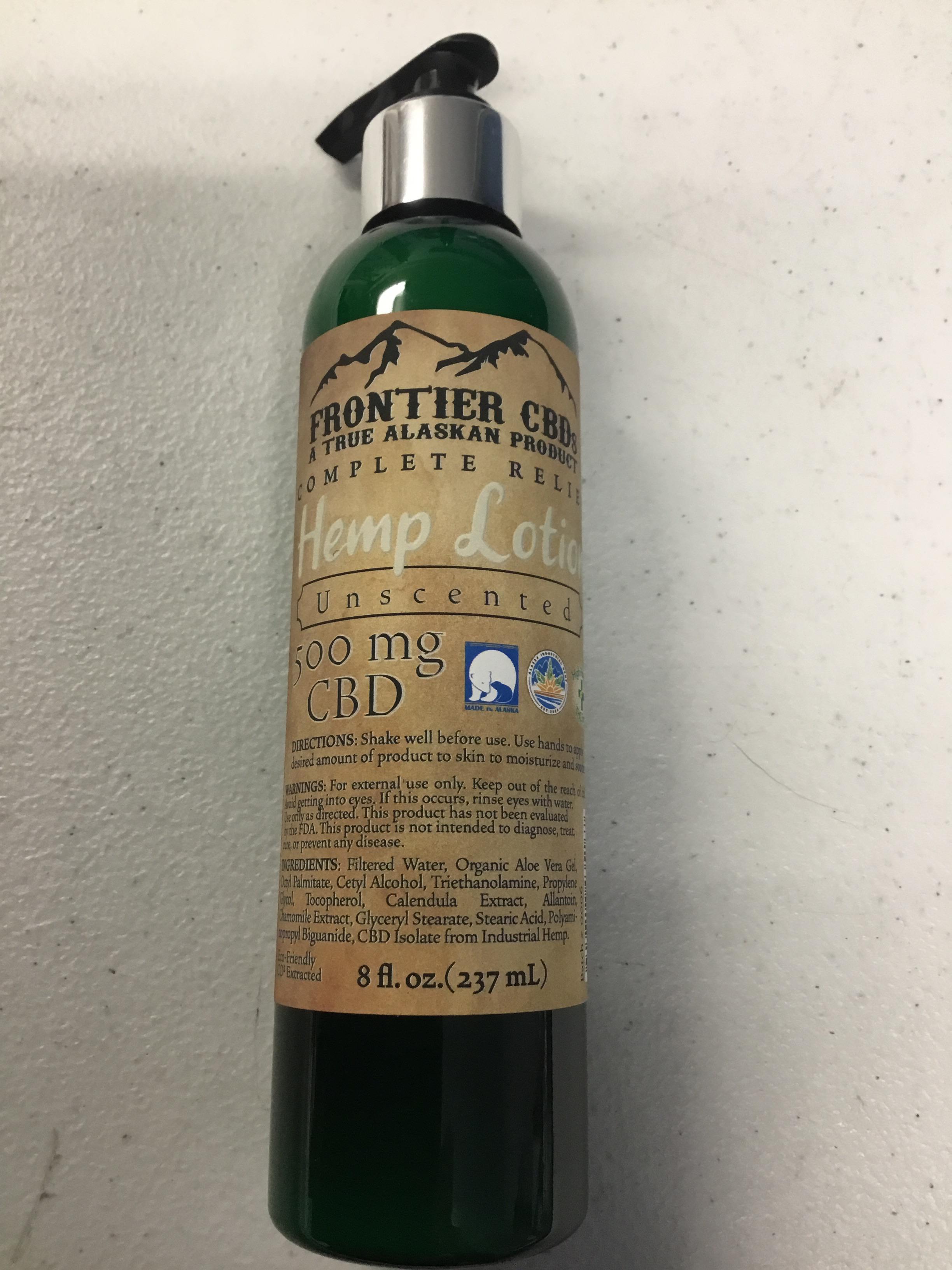 CBD Hemp Lotion - Unscented