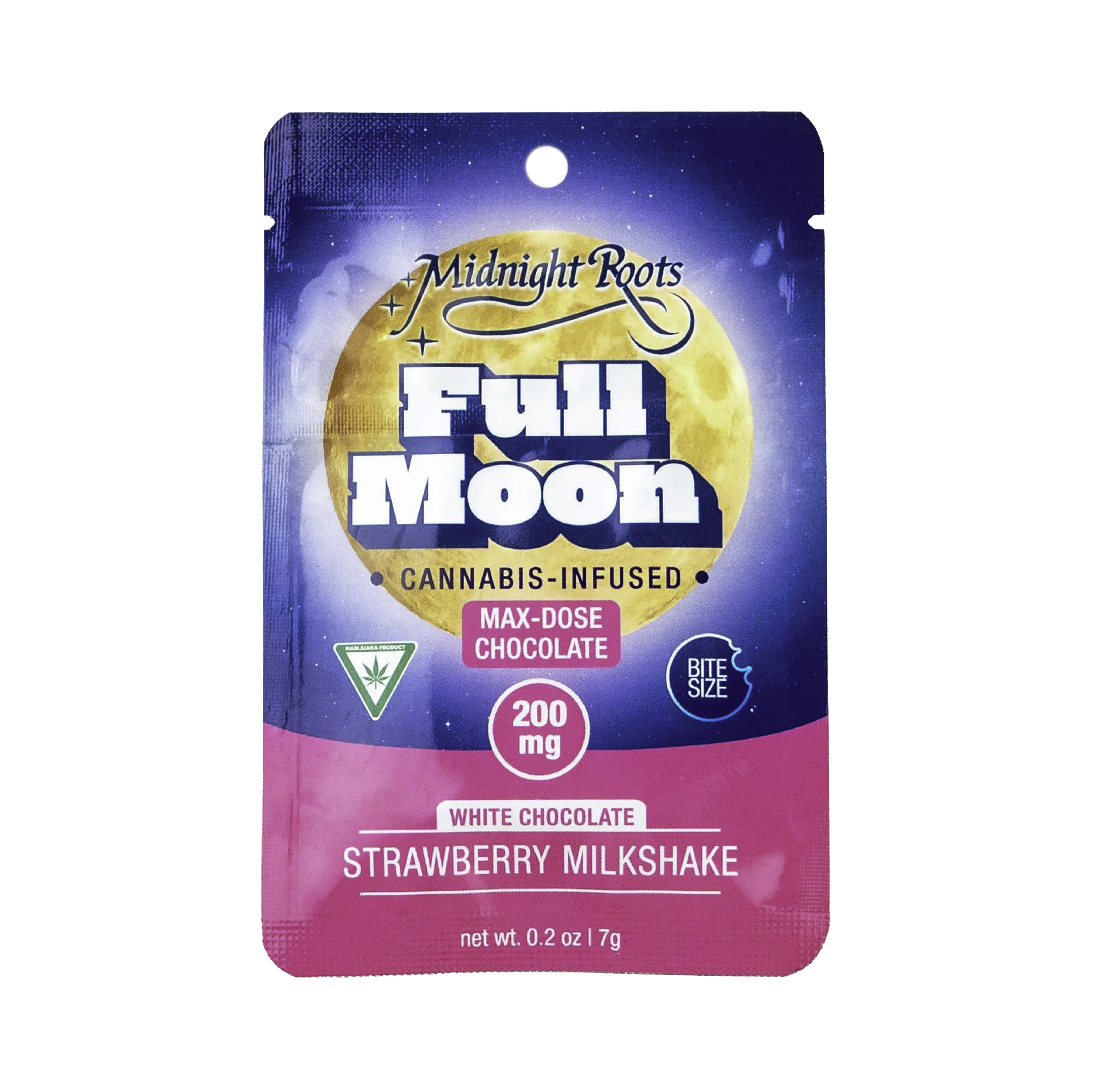 MIDNIGHT ROOTS | Full Moon STRAWBERRY MILKSHAKE | 200mg CHOCOLATE