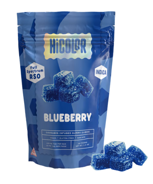 HiColor | Blueberry RSO 10pk | 100MG