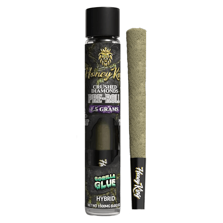 Honey King | Gorilla Glue (H) | Diamond Infused Pre-roll | 1.5g