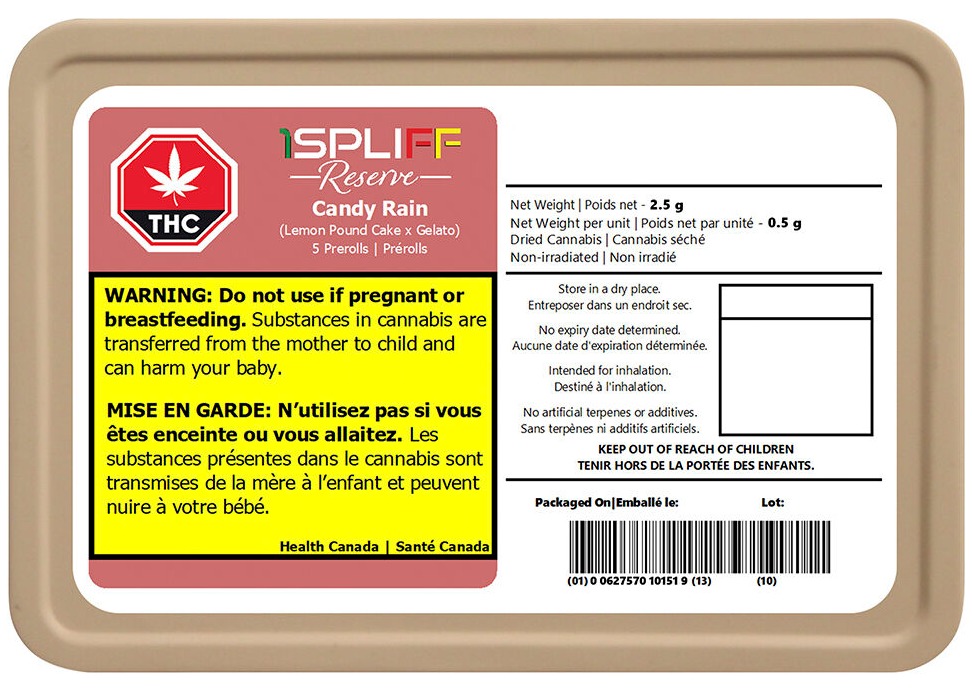 Candy Rain Premium Glass Tip Pre-Roll I 5x0.5g