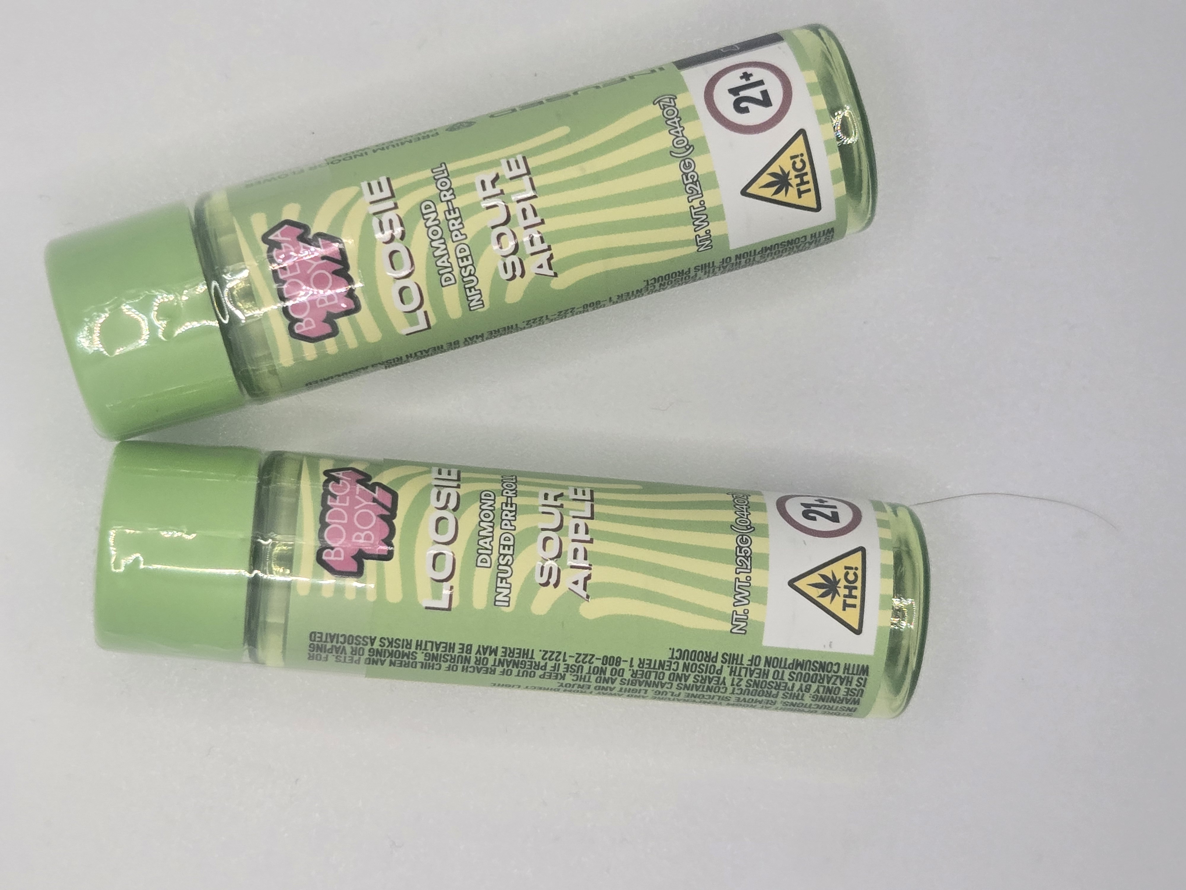 Loosie Single Diamond Infused Preroll Sour Apple (S)