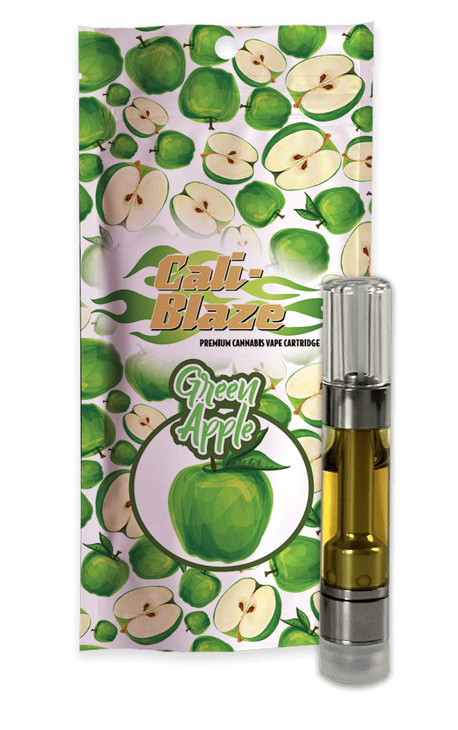 Cali Blaze 1g Vape (510) - Green Apple