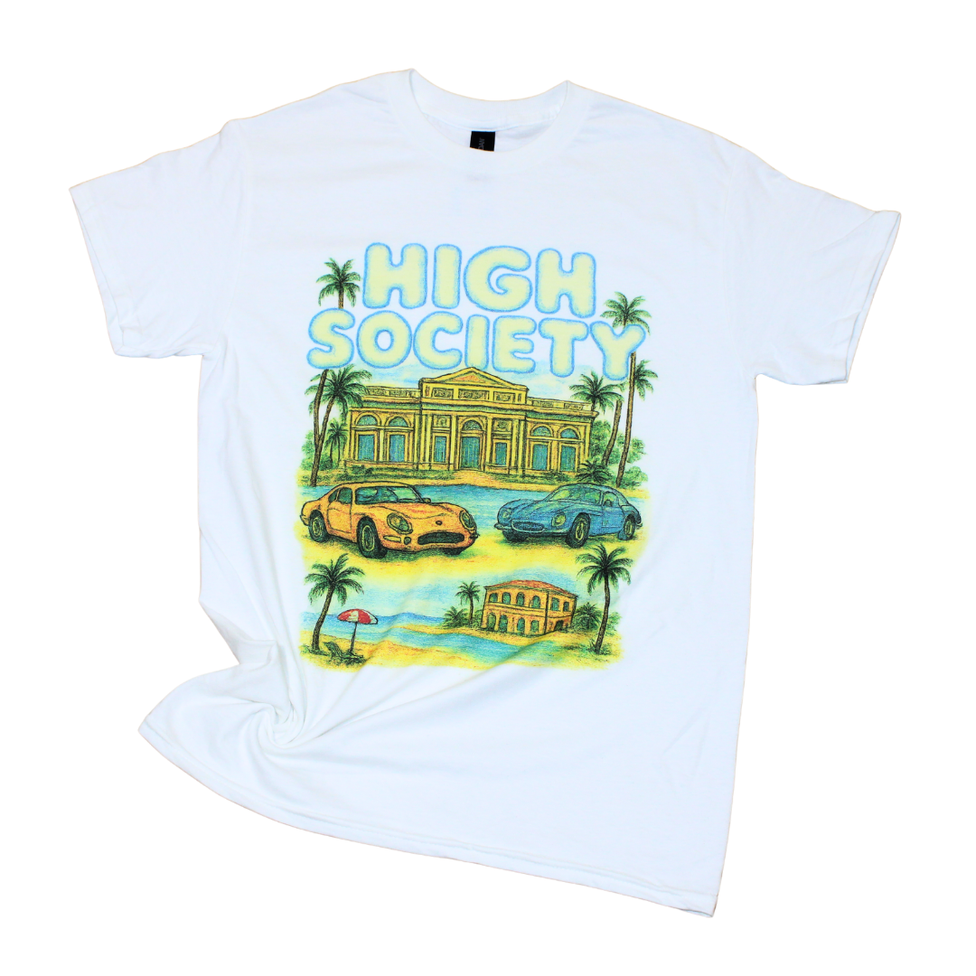 Apparel - White HS Palm Trees