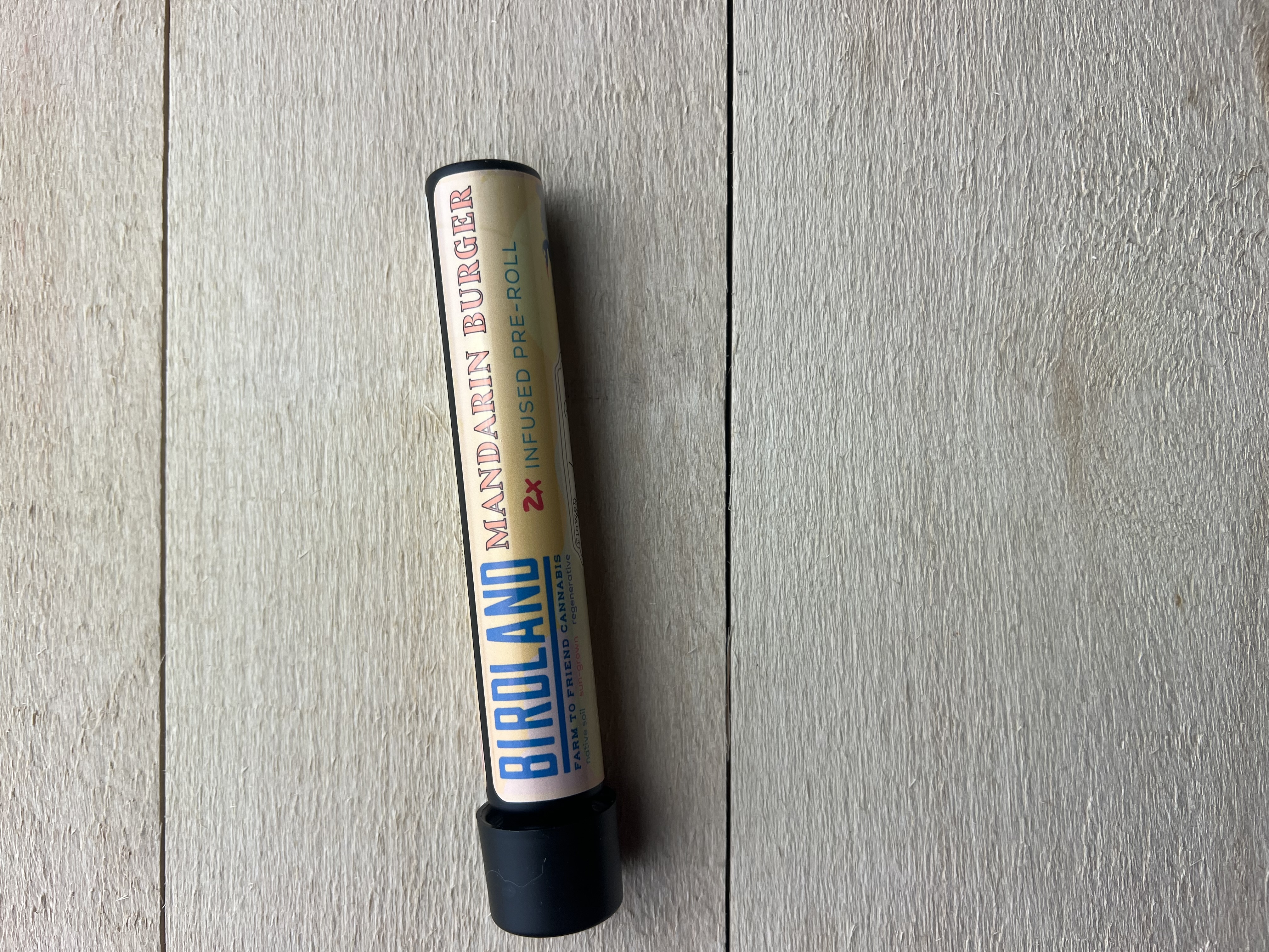 Mandarin Burger Double Infused W/