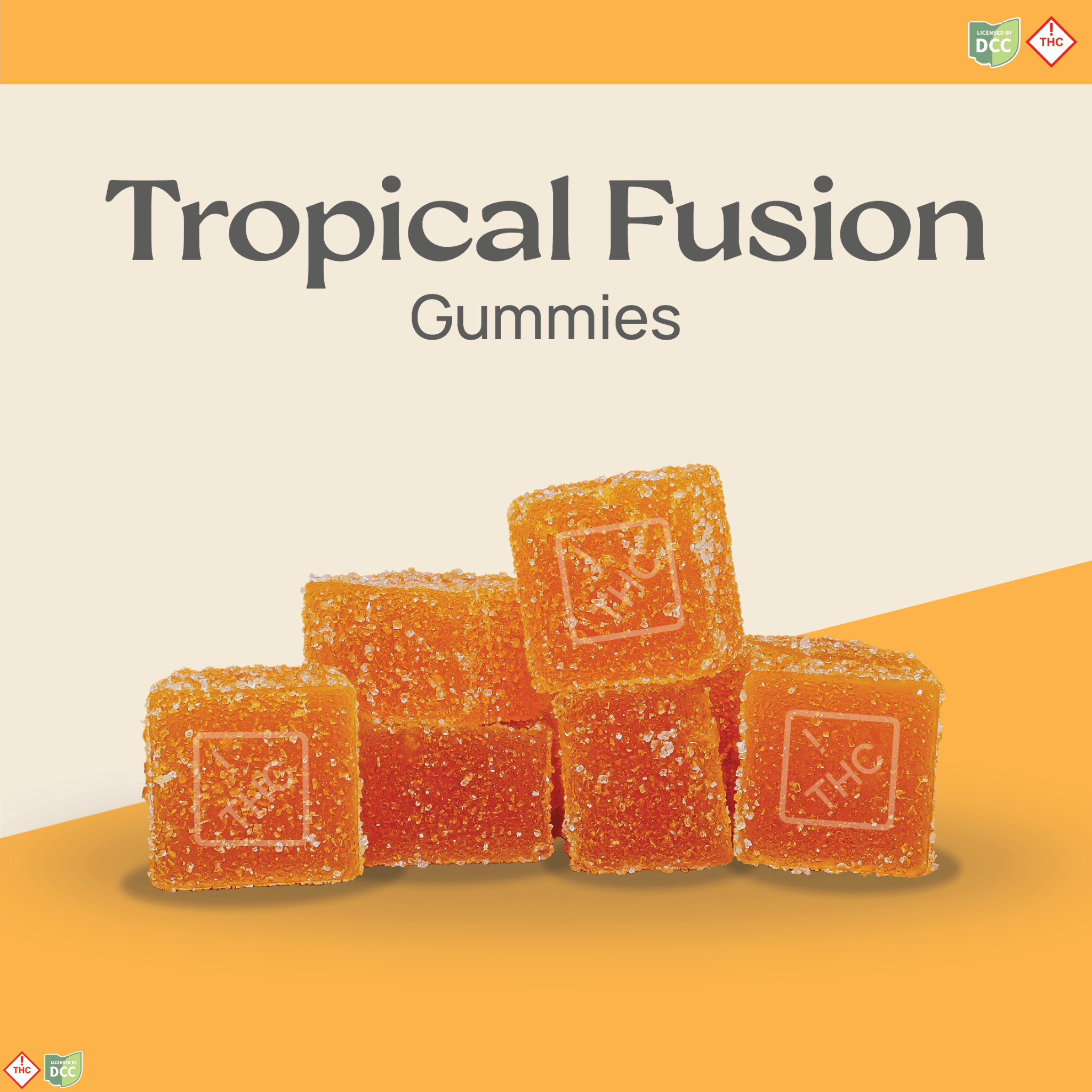 Tropical Fusion 5:1 CBD Gummies (10pk)