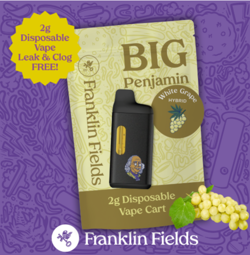 FRANKLIN FIELDS DISPOSABLE | WHITE GRAPE