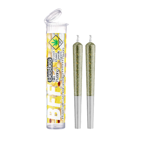 Nilla Pudding BFF Infused Pre-Roll 2-pack | 1.5g (DOH)