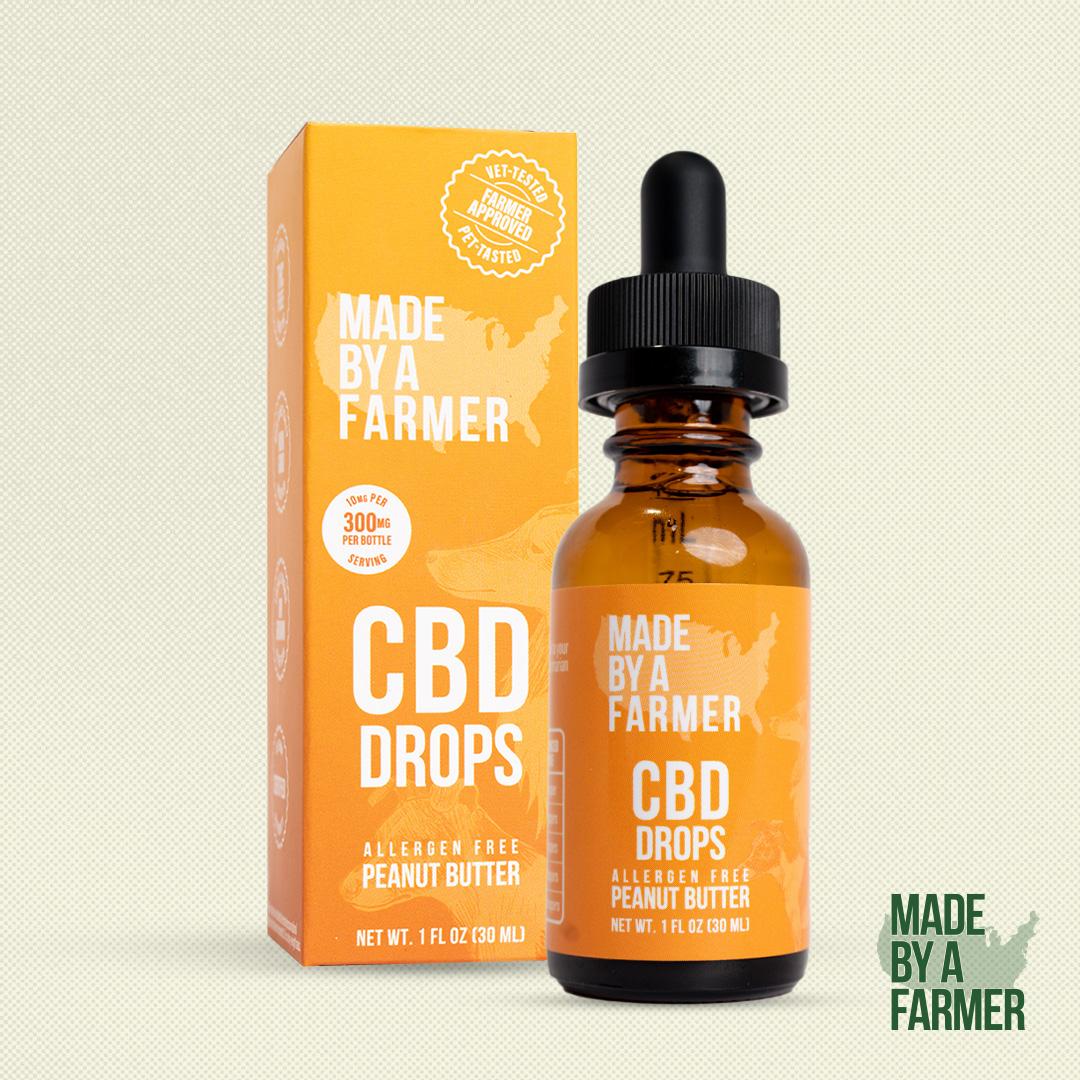 Made By A Farmer | Peanut Butter | 300mg CBD Dog Drops