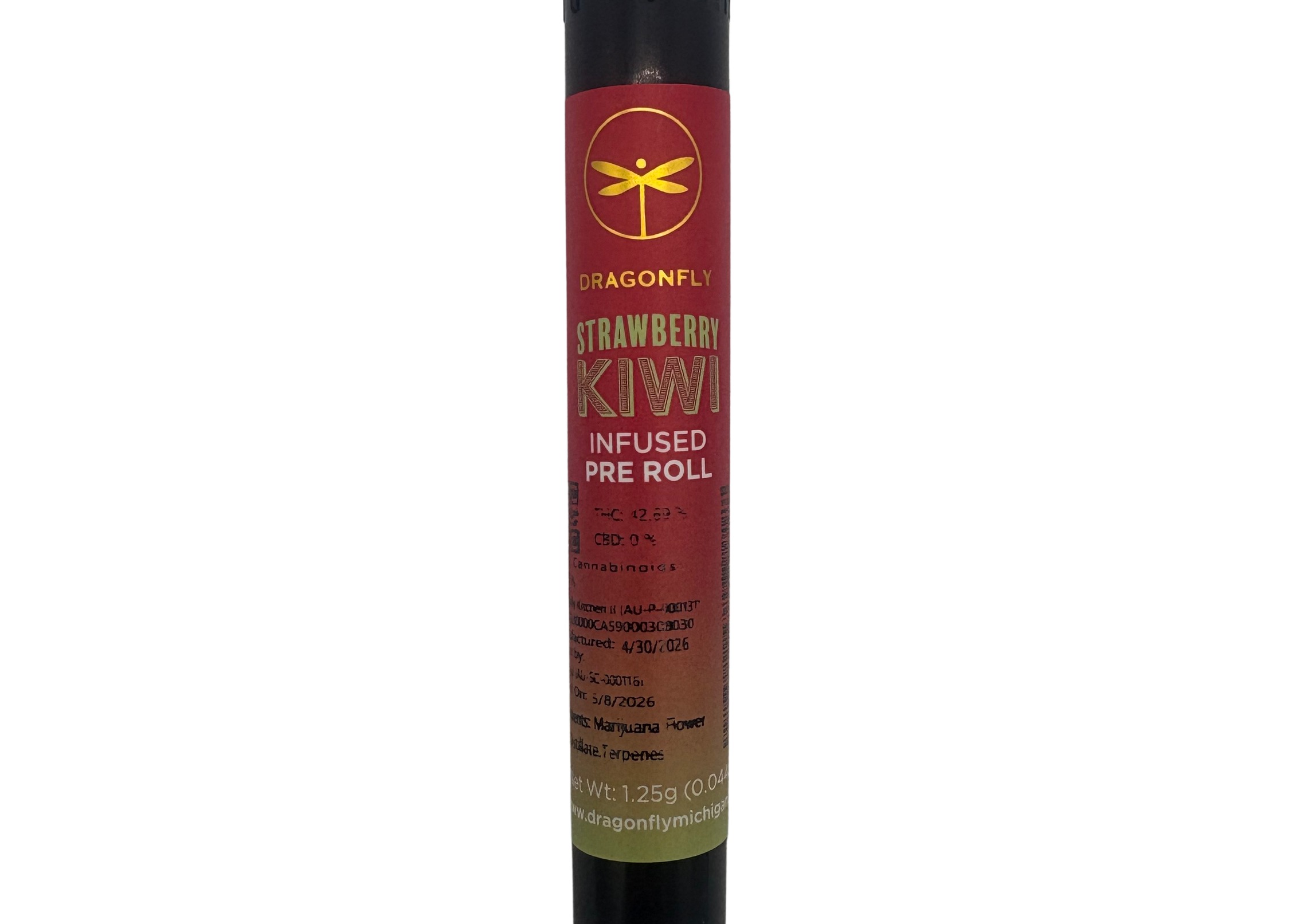 DragonFly | Strawberry Kiwi 1.25g Infused Preroll