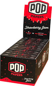 Pop Paper Strawberry Jam 1 1/4 Paper and Flavoured Tips