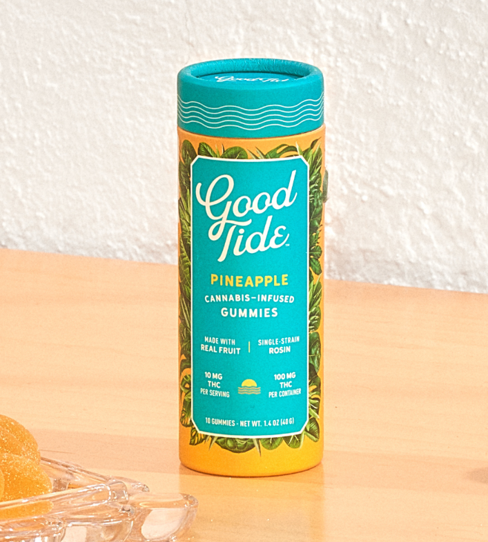 Good Tide Pineapple Live Rosin Gummies