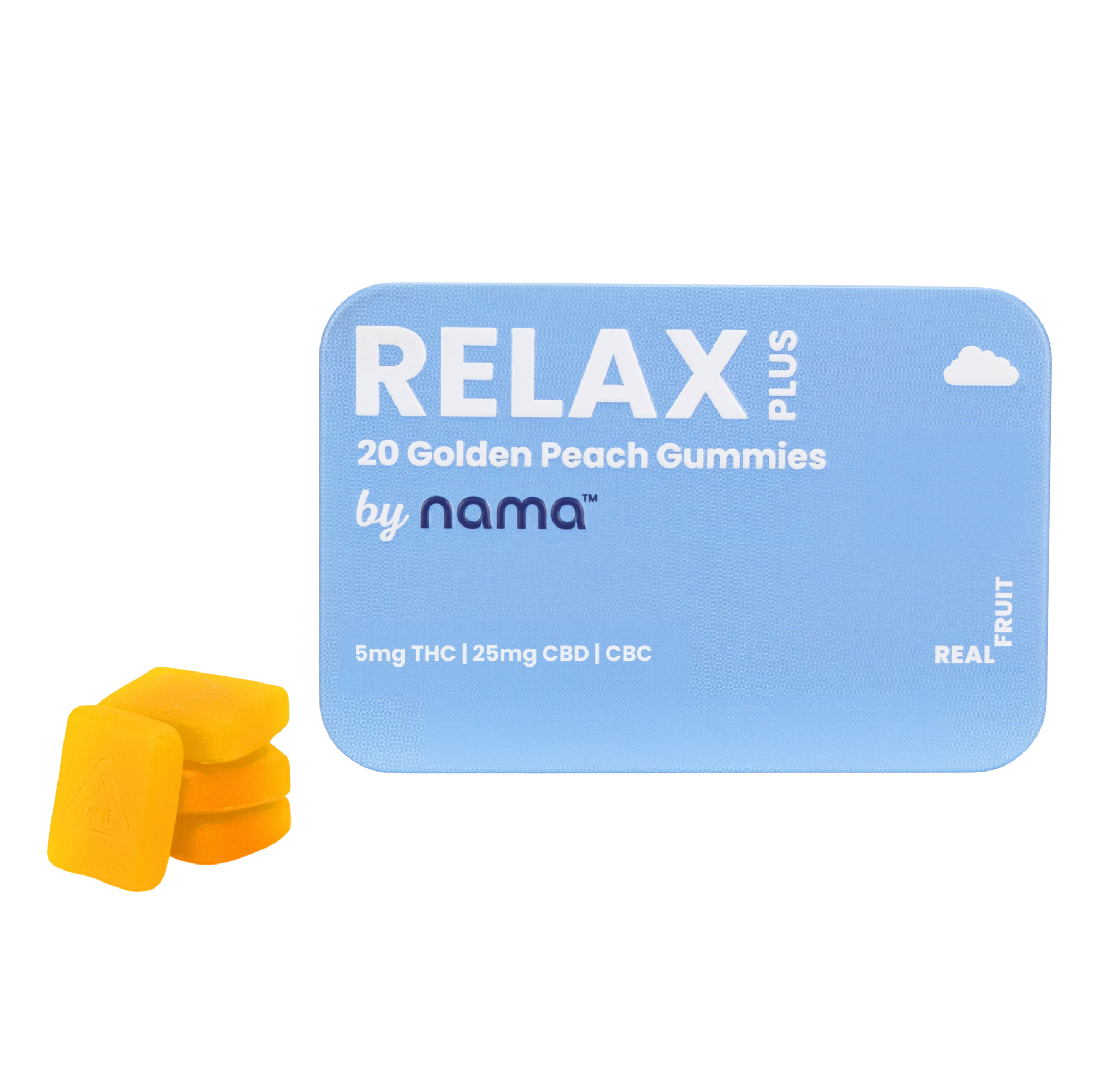 Nama Energy Plus Tangerine 20pk 5mg Gummy Tin
