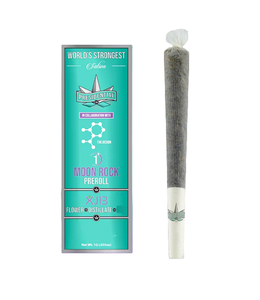 Presidential | XJ-13 | Live Resin Distillate Diamonds Infused Moon Rock Pre-Roll 1g