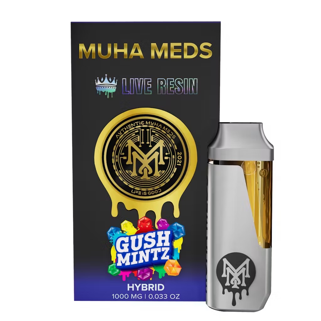 Muha Meds Live Resin Disposable Vape | Gush Mintz