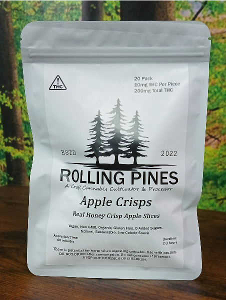 Rolling Pines | Apple Crisps | 200mg