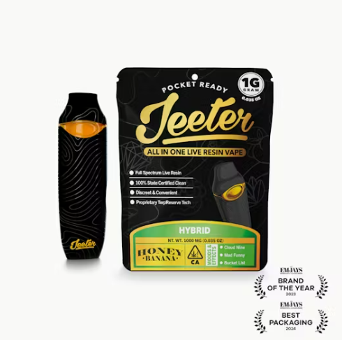 Jeeter - Honey Banana - 1g Live Resin Disposable