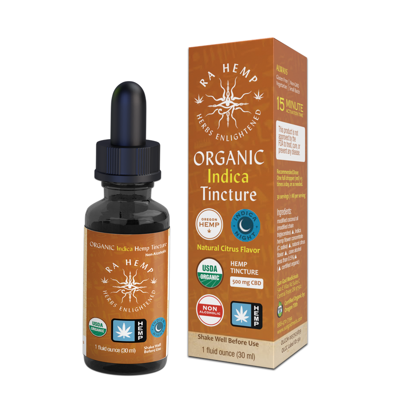 Sun God Ra Hemp CBD Indica Tincture