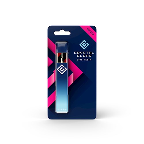 Crystal Clear Grape Pie (Indica) 1g Live Resin Disposables