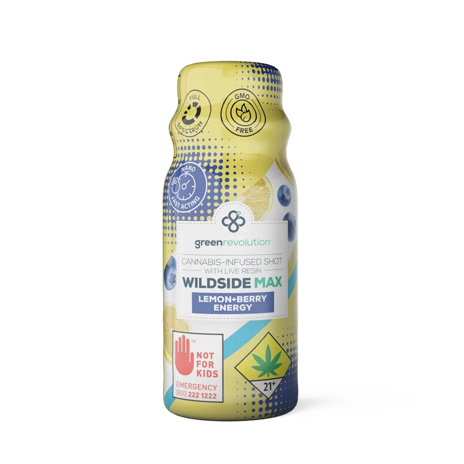 Wild Side Lemon + Berry Energy Max Shot