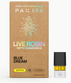 PAX | Blue Dream | Sativa | Live Rosin with Diamonds | Pod | 1g