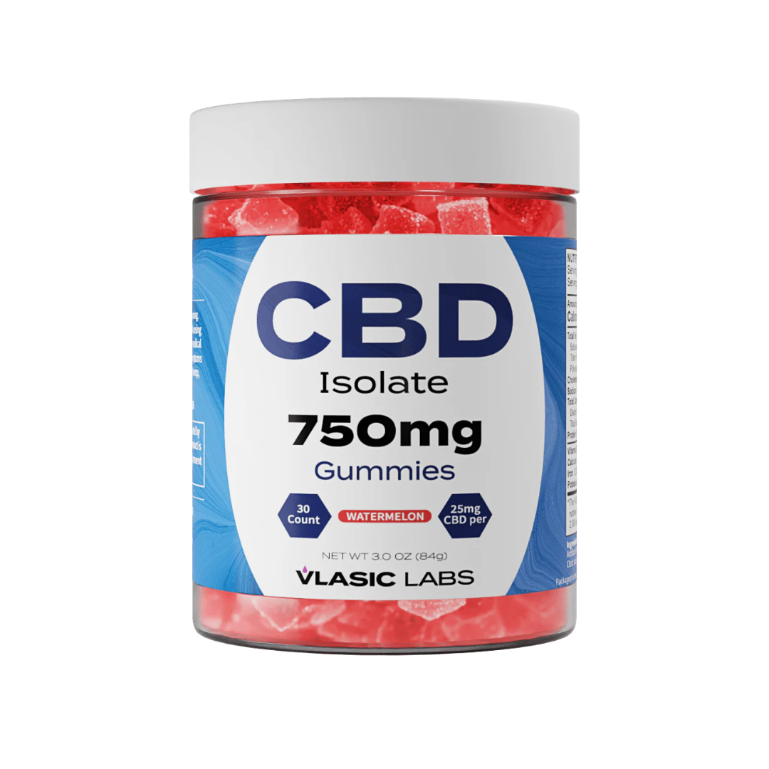 Vlasic | CBD Isolate Gummies | Watermelon | 750mg
