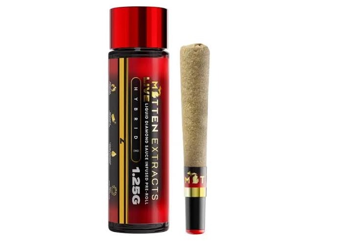 Mitten Extracts Live Sauce Infused Pre-Roll - Z