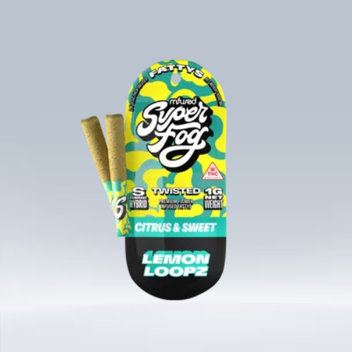 MFUSED TWISTED Fatty's Infused Joint 1g: Lemon Loopz 2pk
