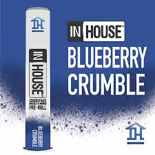 In House | Blueberry Crumble Infused Pre-Roll | 0.75g