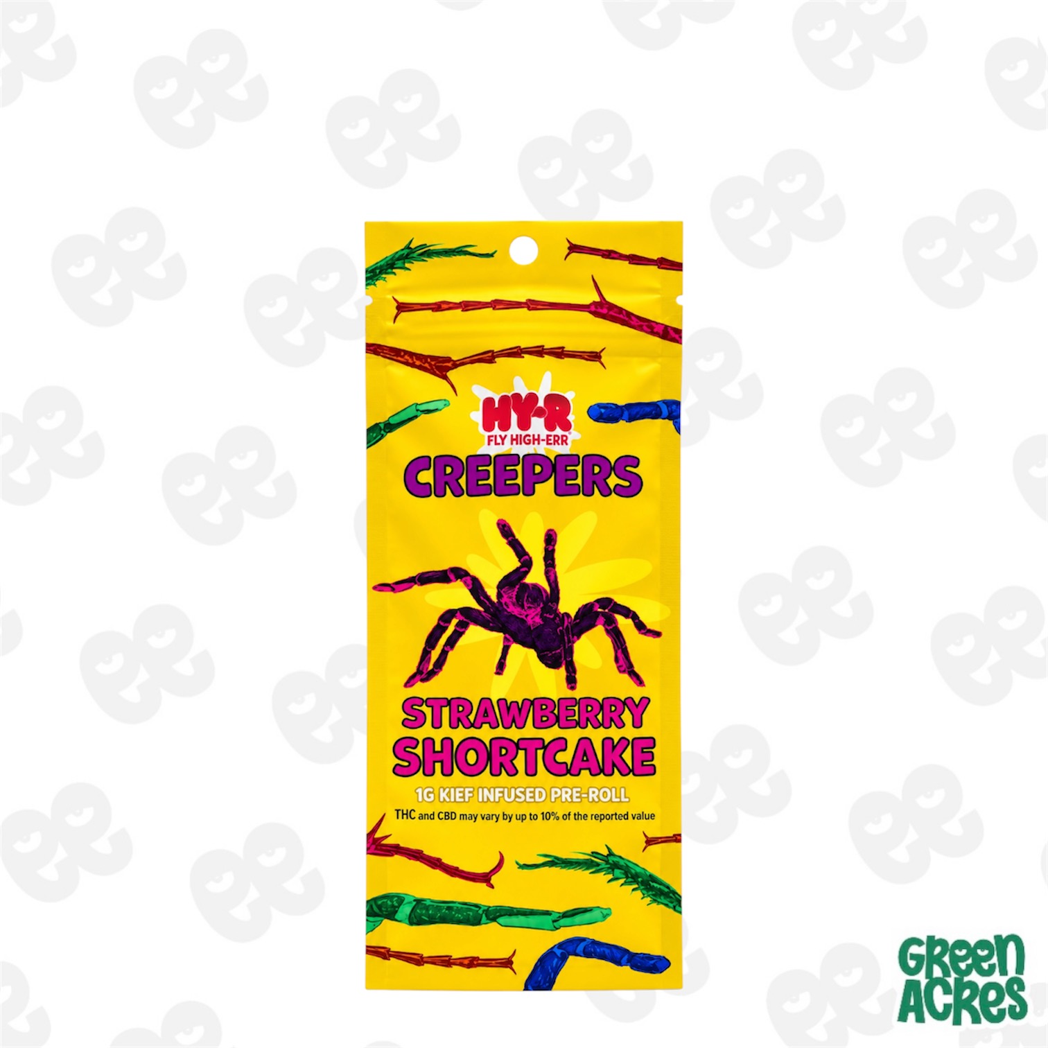 HY-R: Strawberry Shortcake 1G Infused Tarantula Pre-Roll
