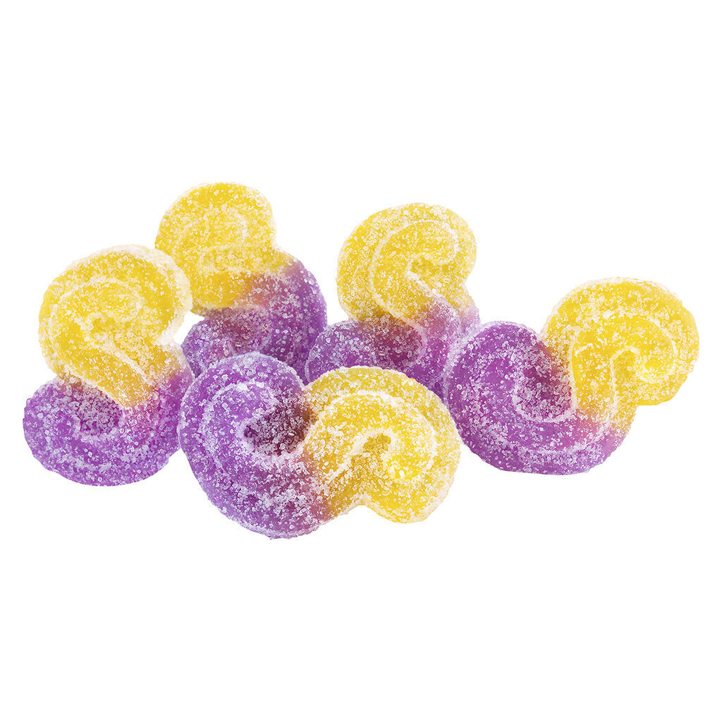 Sourz by Spinach - Peach Passionfruit 1:1:1 CBN CBD THC Gummies - 5 Pack