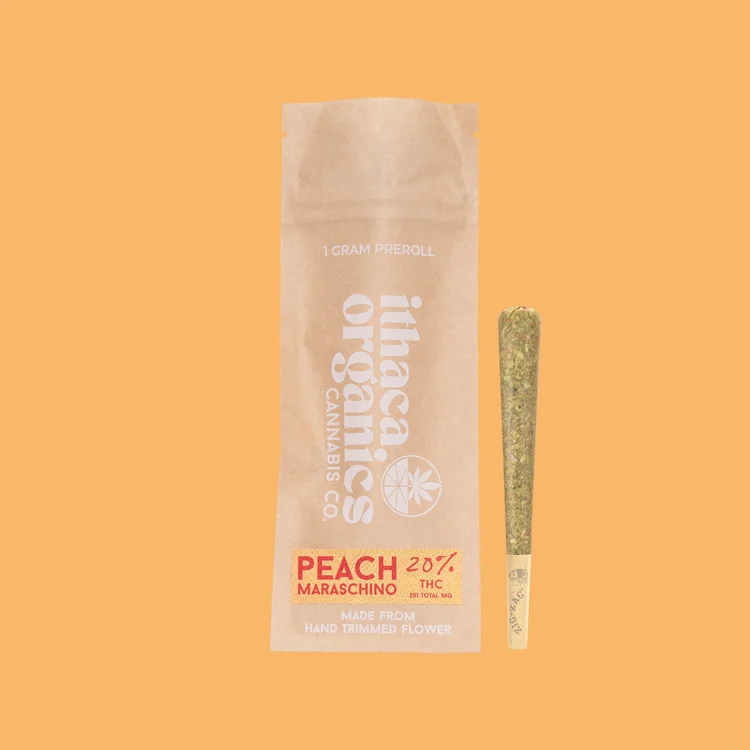 Ithaca Organics - Peach Maraschino Preroll - 1g