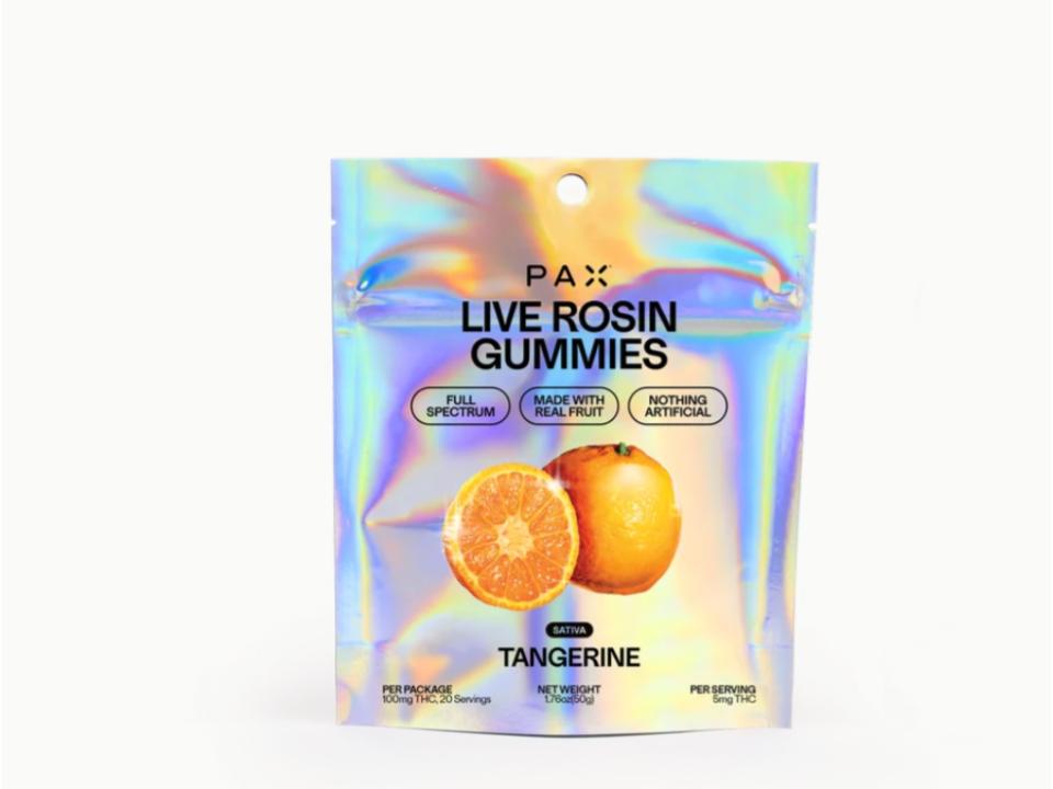 Tangerine | Live Rosin Gummies | 20pk of 5mg* product photo