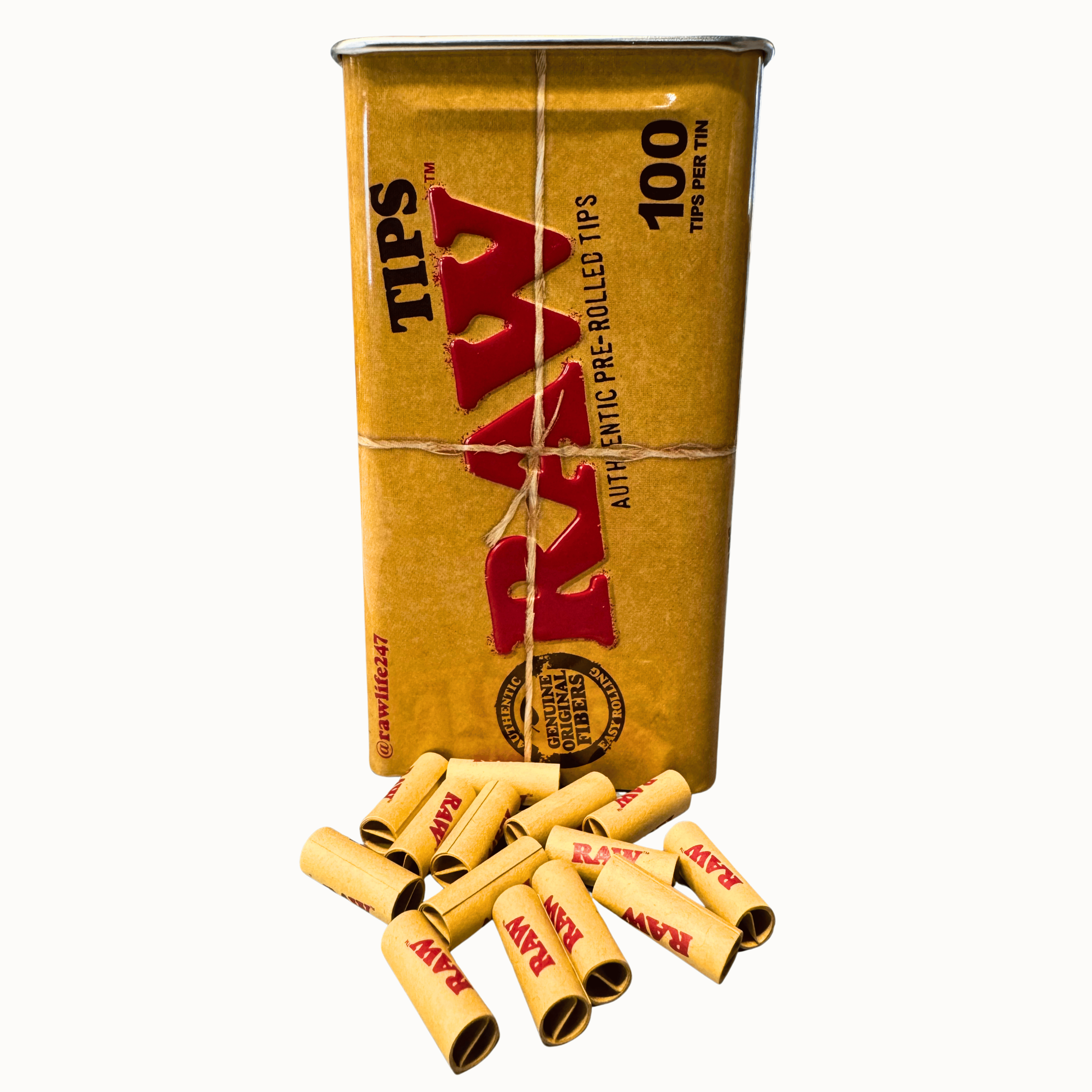 RAW Prerolled Tips 100pk