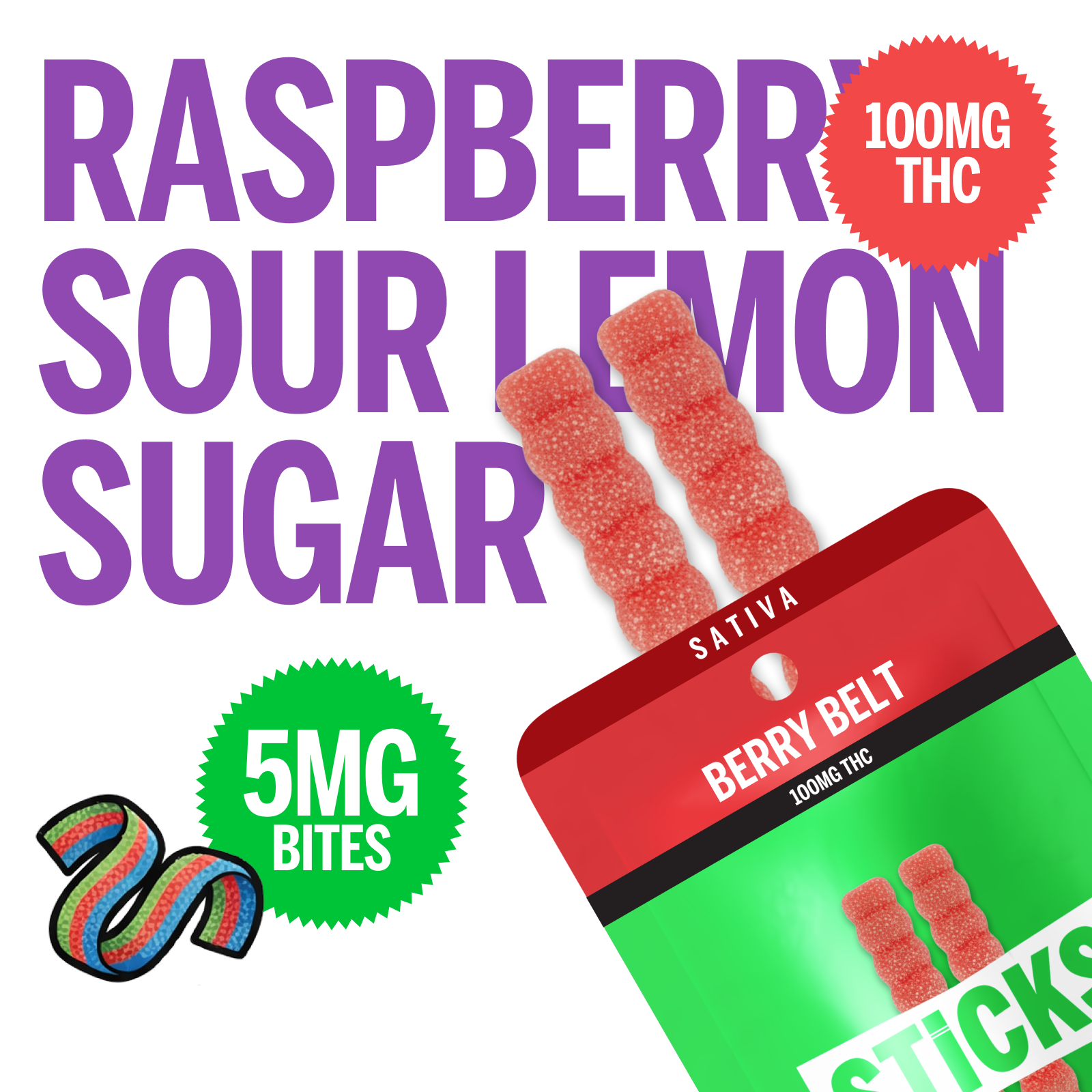 Berry Belt Sativa Gummies