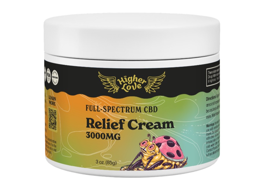 Higher Love CBD Relief Cream 3000mg