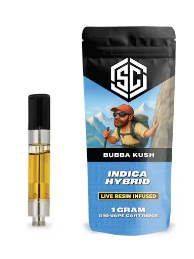 Cartridge | Live Resin Infused | Bubba Kush | 1g | Society C