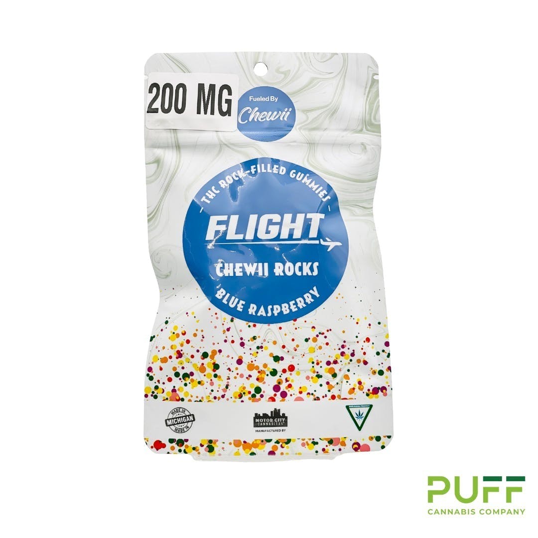 Flight Rocks | 200mg Gummies | Blue Raspberry
