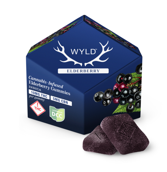 Elderberry 2 1 CBN + Indica Enhanced Gummies