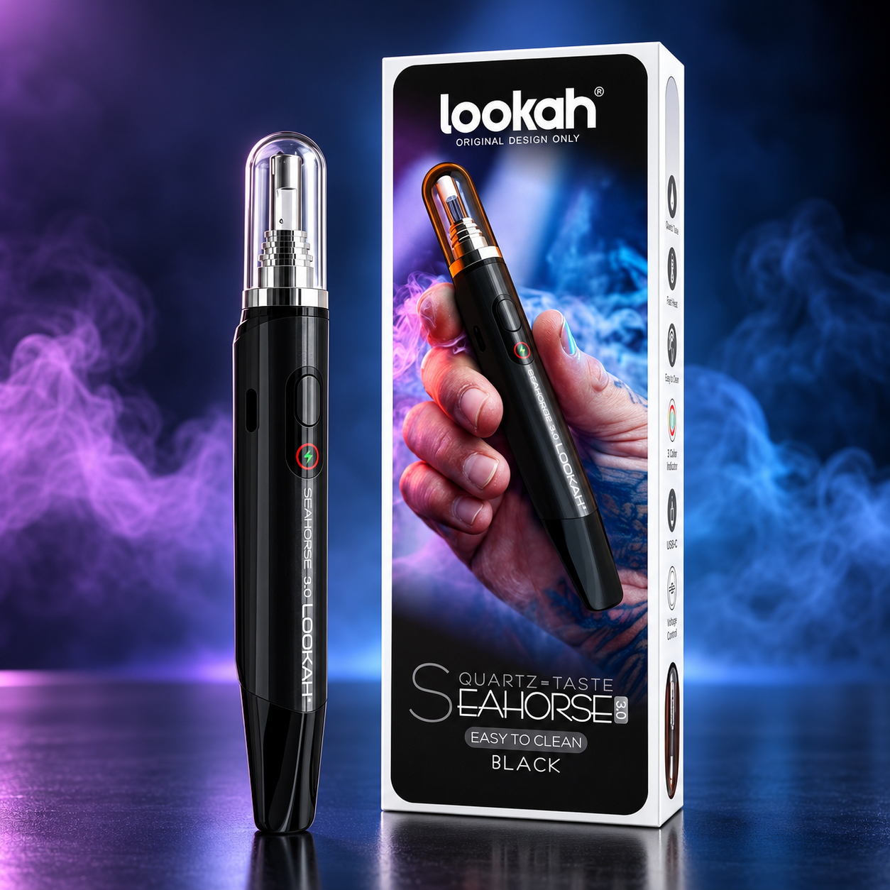 Seahorse 30 Black