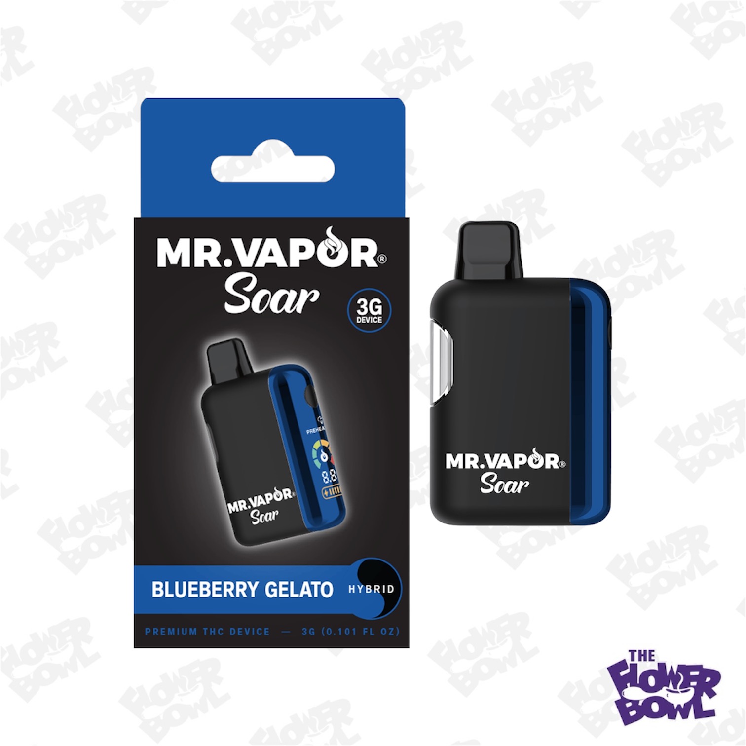 Mr. Vapor: Blueberry Gelato 3G Disposable (H)