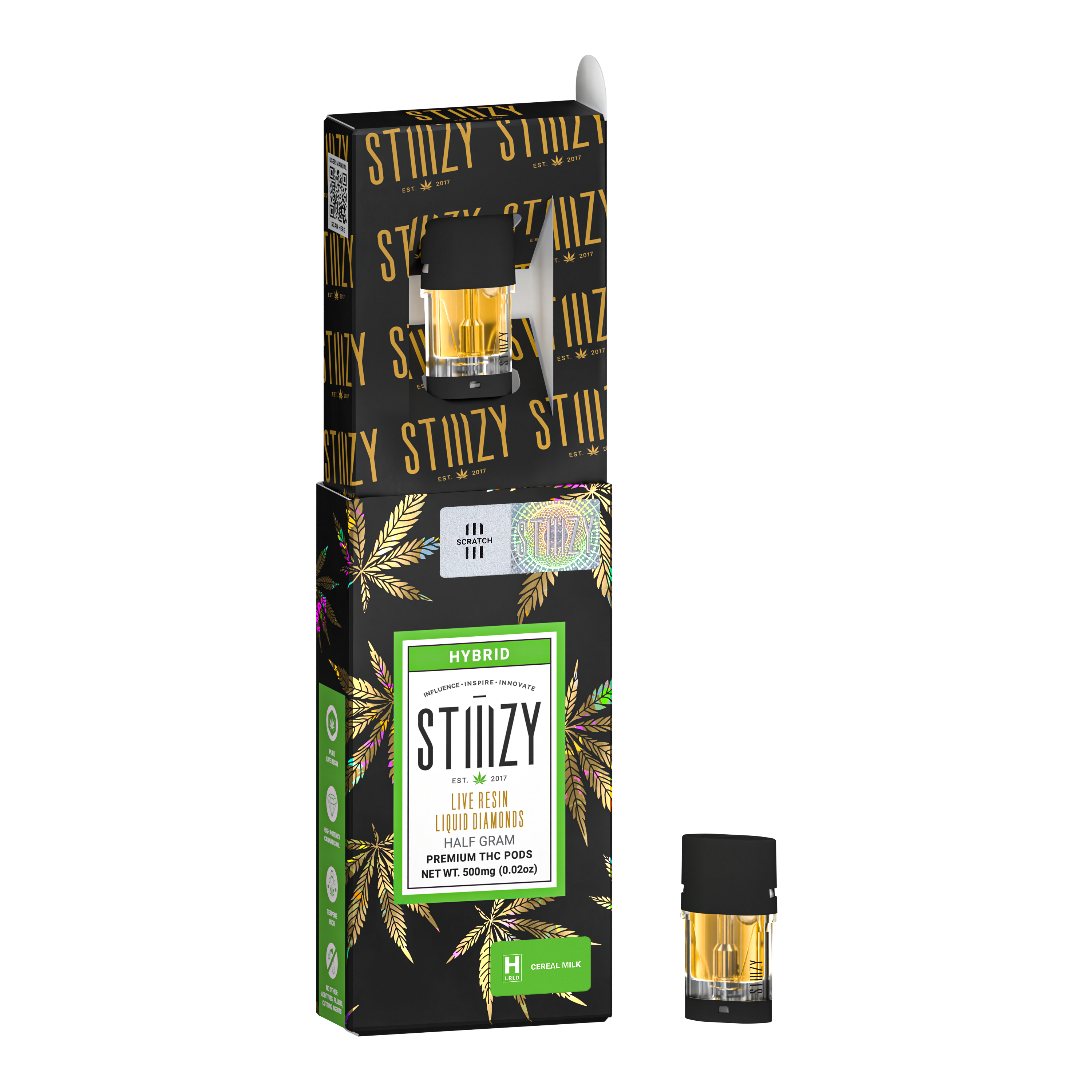Stiiizy - Cereal Milk LQD (Pod) - .5g