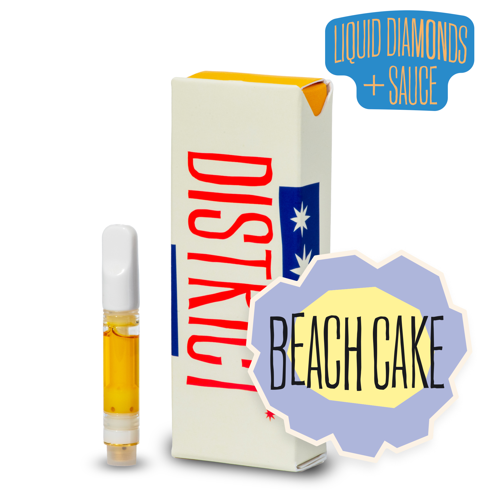Beach Cake Liquid Diamonds and Sauce Cartridge | 1g